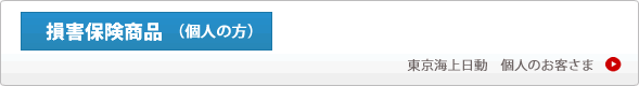 取扱個人商品損害保険個人向け